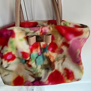 Kate Spade multi- colored tote shoulder bag